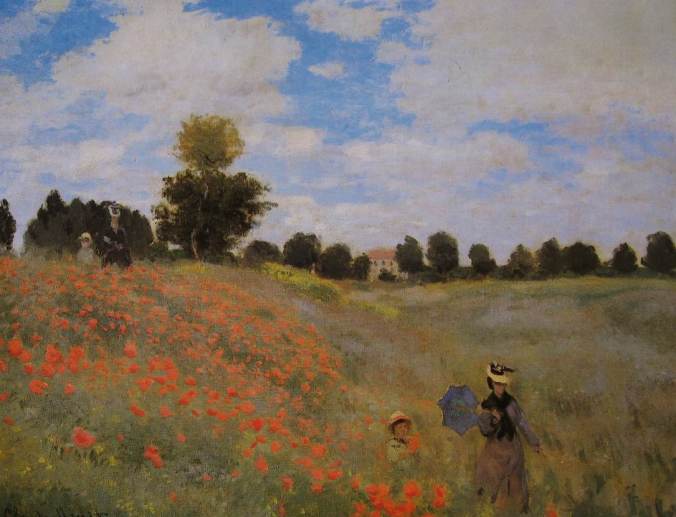 Claude MONET-les coquelicots-li