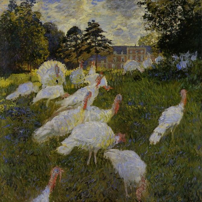 monet-claude-Les dindons