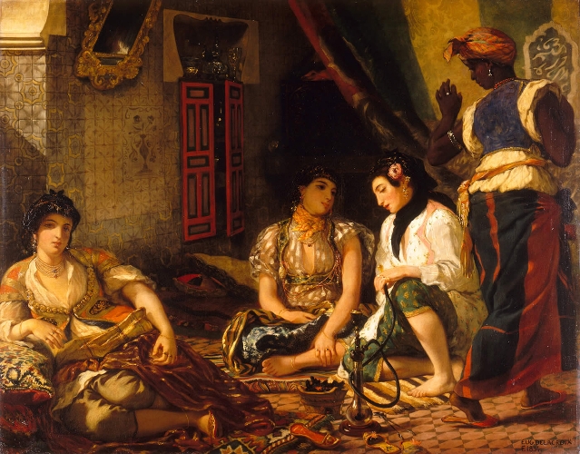 DELACROIX-Femmes d-Alger
