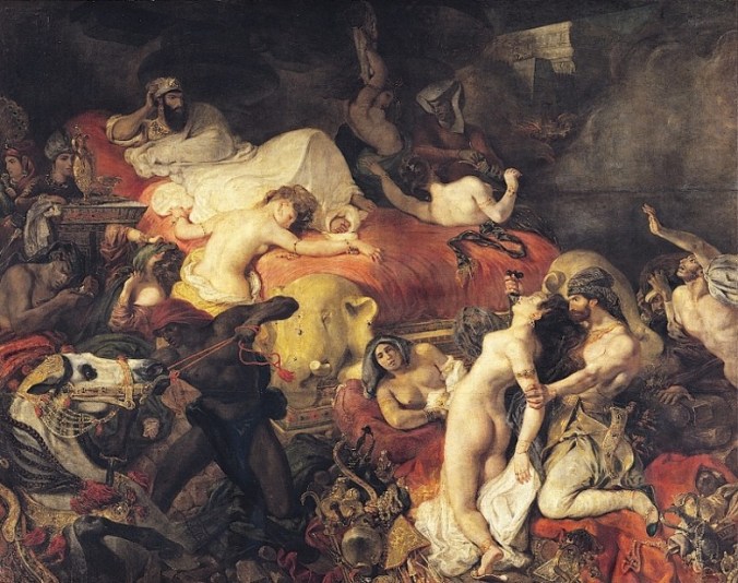 DELACROIX-La mort de Sardanapale