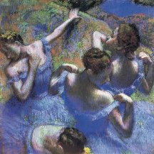 DEGAS-danseuses bleues