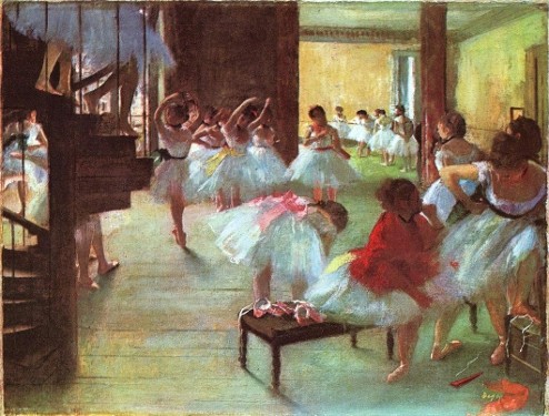 Edgar Degas-ecole de danse-light
