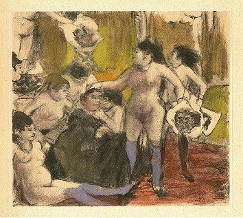 DEGAS-la maison Tellier-light