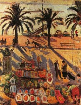 Le marché à Sanary