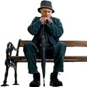 personnage banc-light