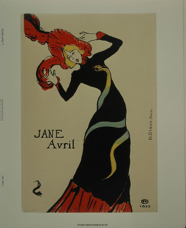 Jane Avril - Estampe