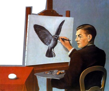 MAGRITTE-La clairvoyance