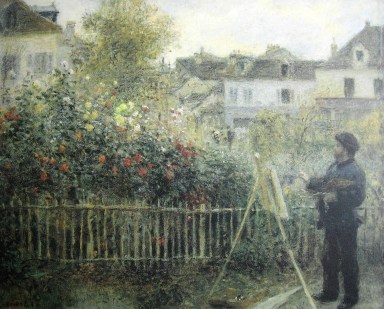 Renoir-Monet dans son jardin-1873
