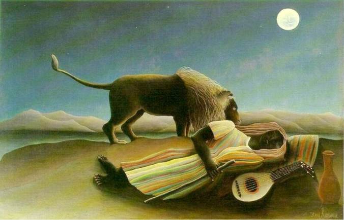 Rousseau-Bohémienne endormie